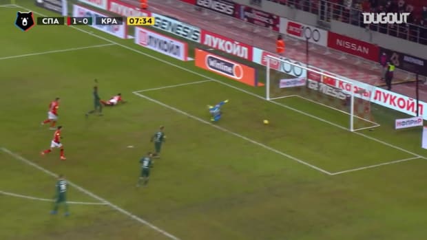 Quincy Promes's debut goal since his return to Spartak